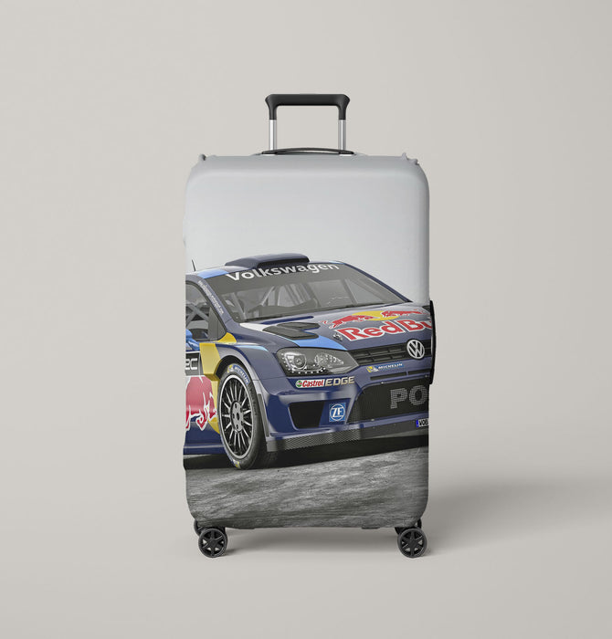 volkswagen redbull for car racing Luggage Covers | Suitcase