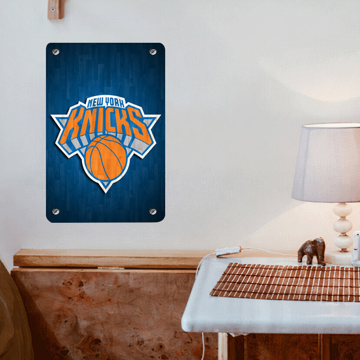 wall new york knicks basketball Poster Metal print wall art