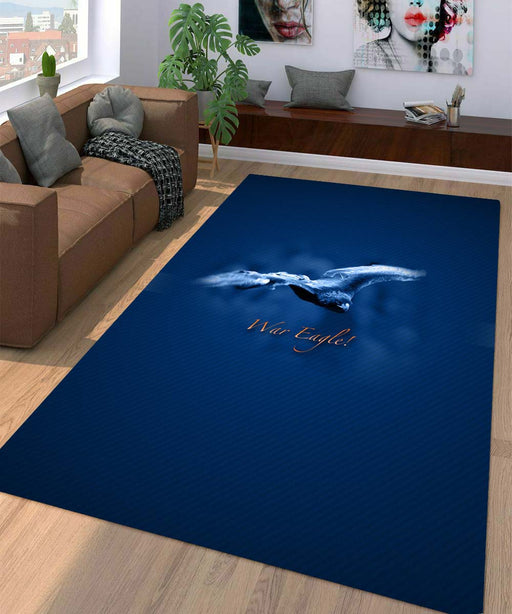 war eangle icon of team football Living room carpet rugs