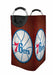 warm colour of 76ers logo Laundry Hamper | Laundry Basket