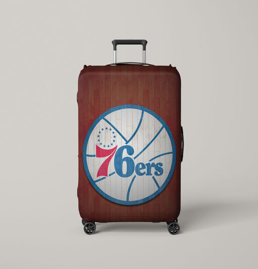 warm colour of 76ers logo Luggage Covers | Suitcase