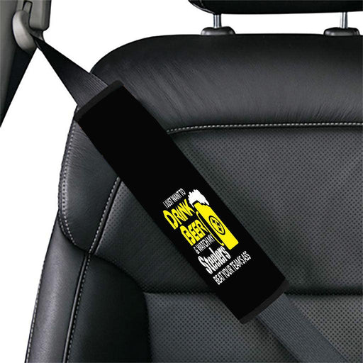 watch my steelers beat your team Car seat belt cover - Grovycase