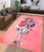 watercolor of uraraka san happy face Living room carpet rugs