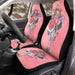 watercolor of uraraka san happy face Car Seat Covers