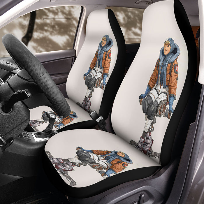 wattson cute girl from apex Car Seat Covers