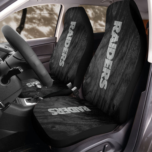 wave woods of raiders football nfl Car Seat Covers