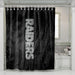 wave woods of raiders football nfl shower curtains