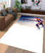 wayne gretzky the great one hockey nhl player Living room carpet rugs