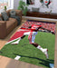 when running at match nfl Living room carpet rugs