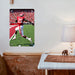 when running at match nfl Poster Metal print wall art