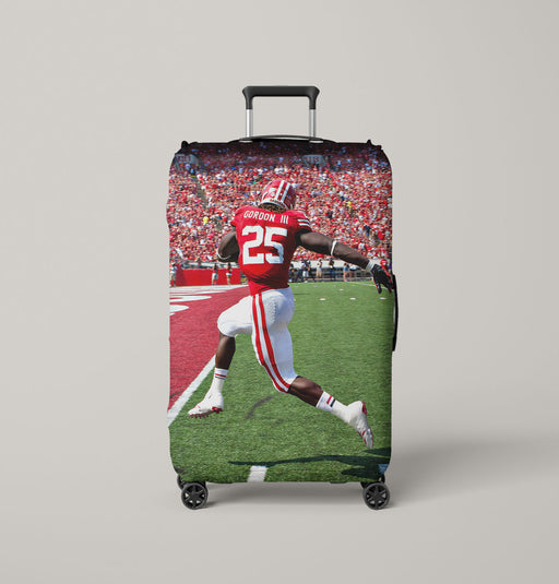 when running at match nfl Luggage Covers | Suitcase