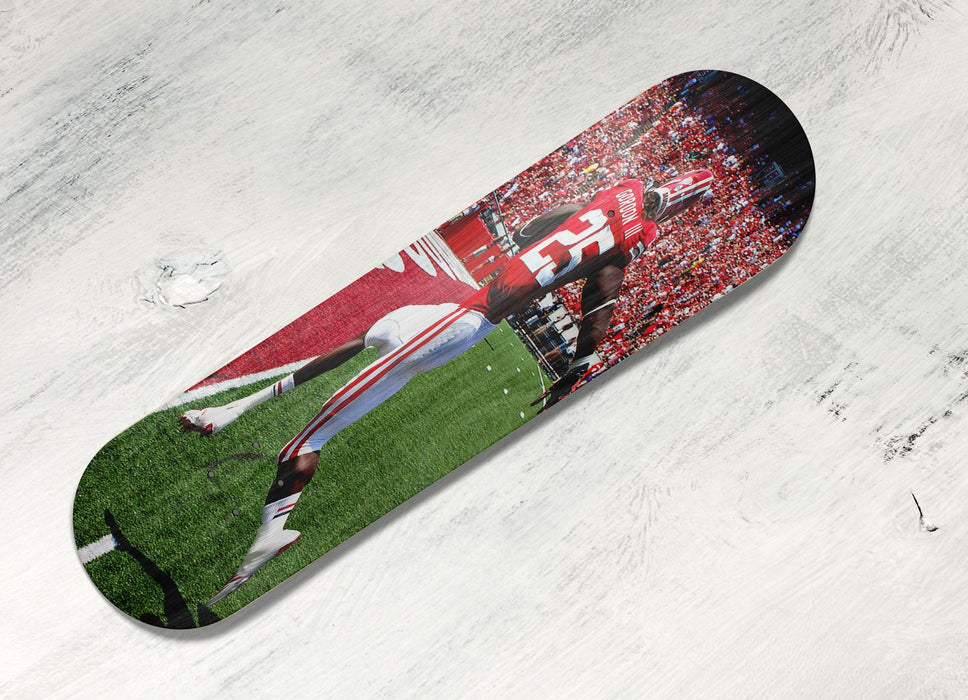 when running at match nfl Skateboard decks