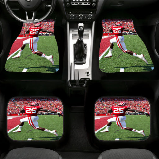 when running at match nfl Car floor mats Universal fit