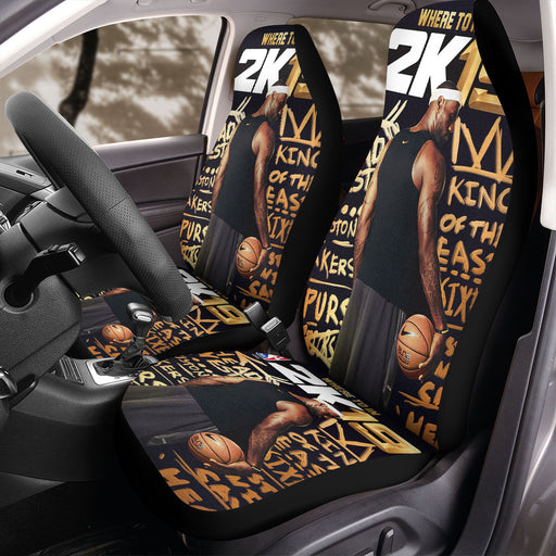 where to in nba game basketball Car Seat Covers