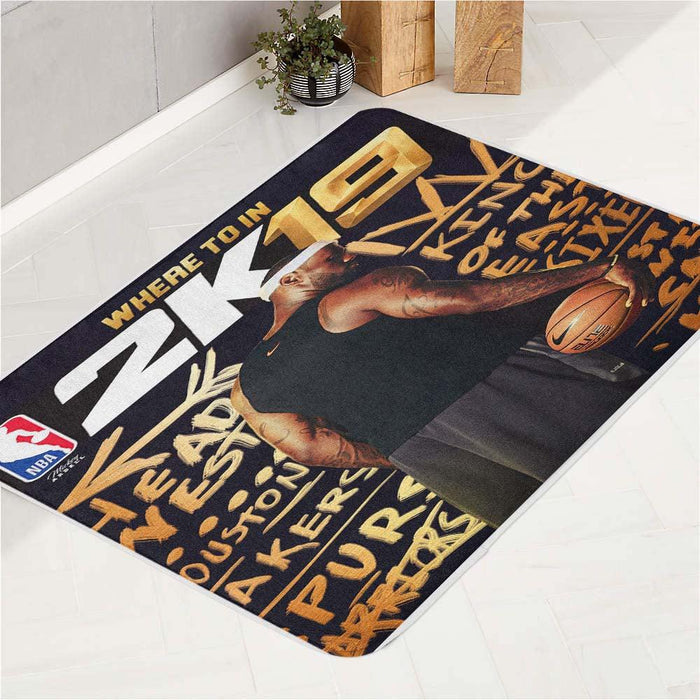 where to in nba game basketball bath rugs