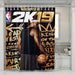 where to in nba game basketball shower curtains