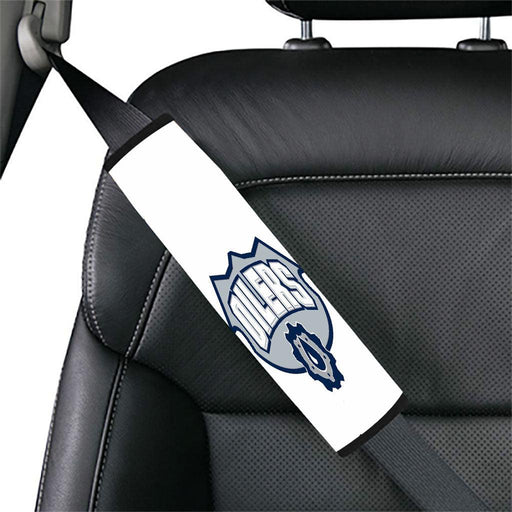 white edmonton oilers Car seat belt cover - Grovycase