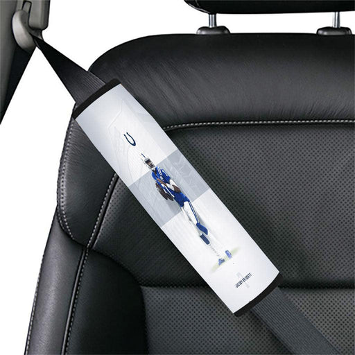 white jacoby brissett nfl player Car seat belt cover - Grovycase