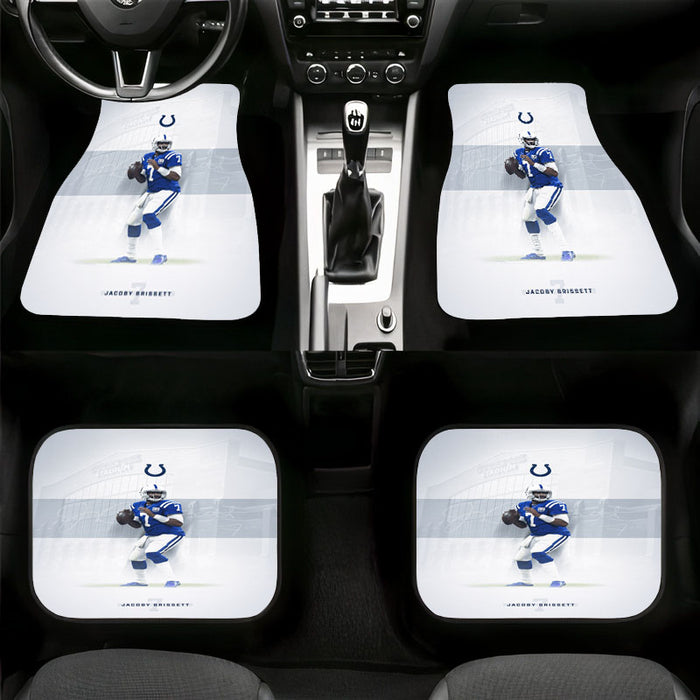 white jacoby brissett nfl player Car floor mats Universal fit