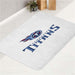 white logo tennessee titans fire ball bath rugs