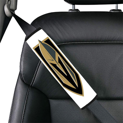 white logo vgk team nhl Car seat belt cover - Grovycase