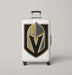 white logo vgk team nhl Luggage Covers | Suitcase