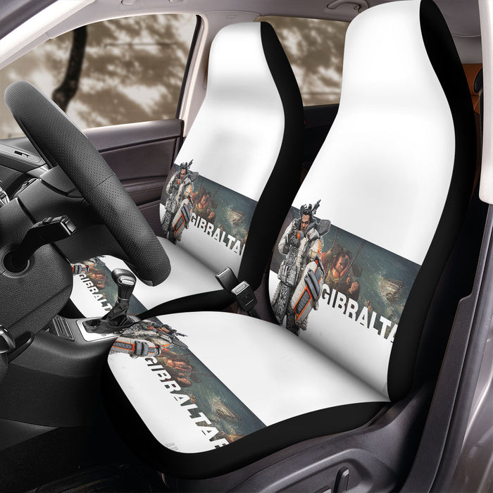 white profile gibraltar apex legends Car Seat Covers