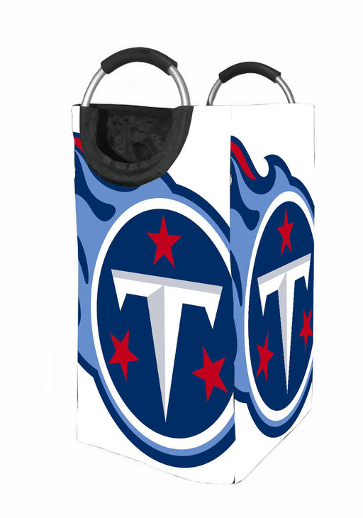 white tennessee titans logo Laundry Hamper | Laundry Basket