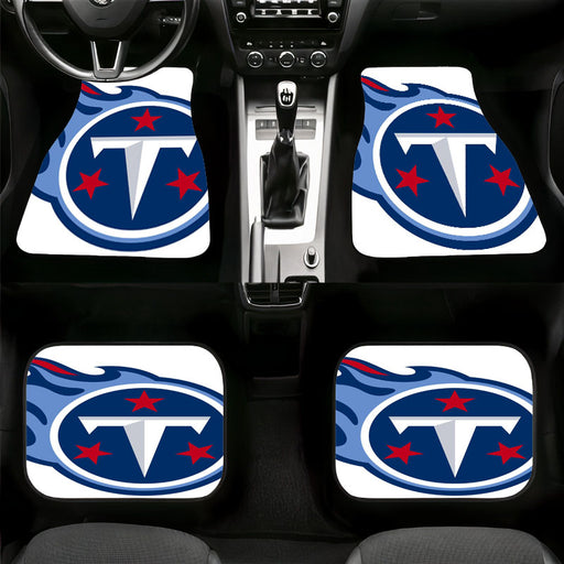 white tennessee titans logo Car floor mats Universal fit