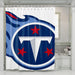 white tennessee titans logo shower curtains