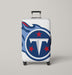 white tennessee titans logo Luggage Covers | Suitcase