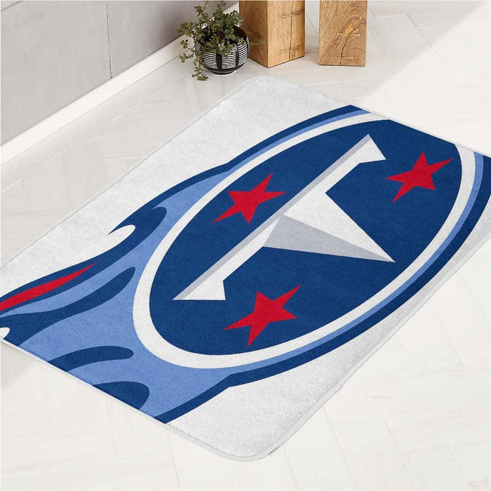 white tennessee titans logo bath rugs