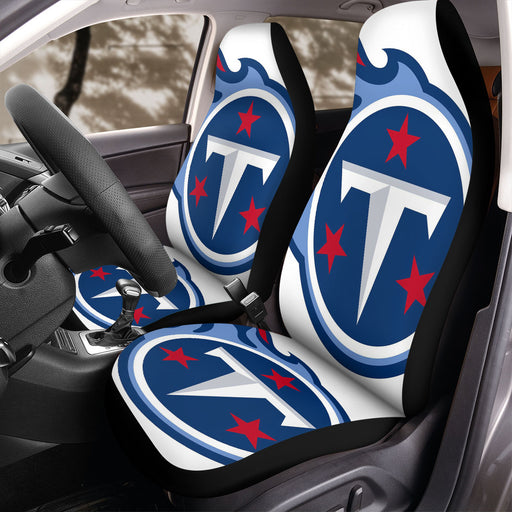 white tennessee titans logo Car Seat Covers