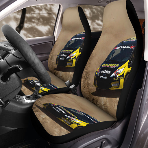 wide circuit offroad car racing Car Seat Covers