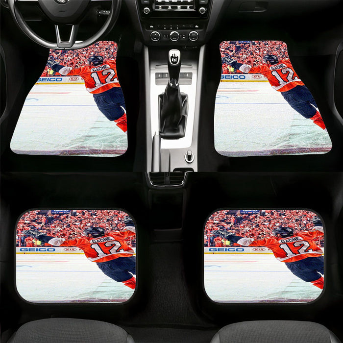 win for hockey match day Car floor mats Universal fit