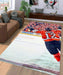 win for hockey match day Living room carpet rugs