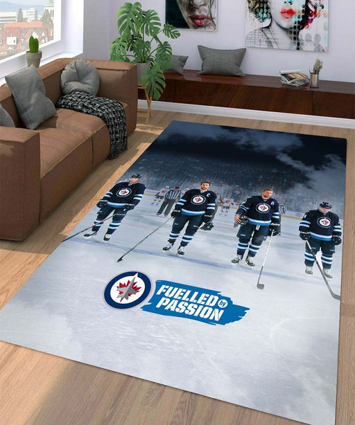 winnipeg jets great player Living room carpet rugs