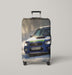 winter seasn still car racing rally Luggage Covers | Suitcase