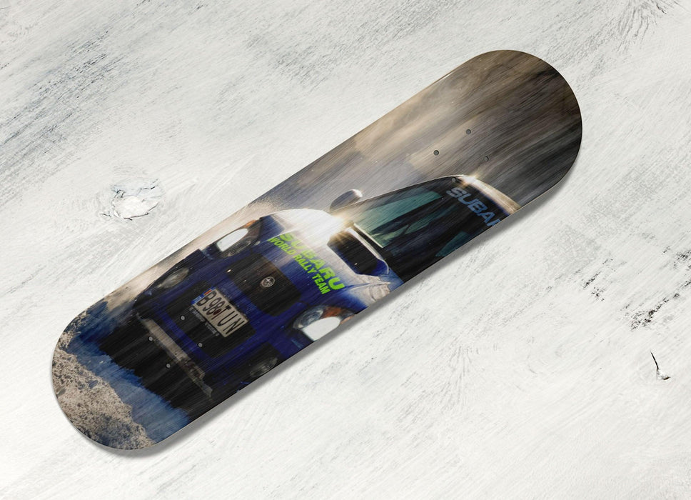 winter seasn still car racing rally Skateboard decks