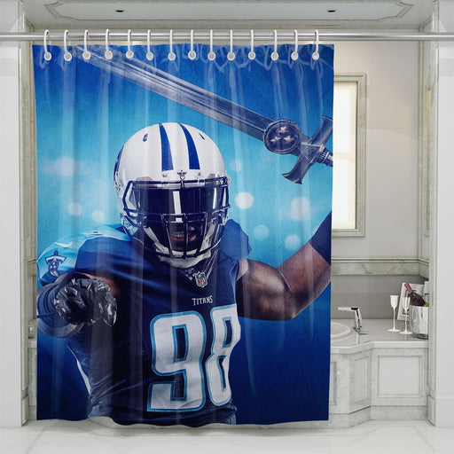 with sword tennessee titans nfl shower curtains