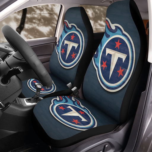 wood blue Tennessee titans Car Seat Covers