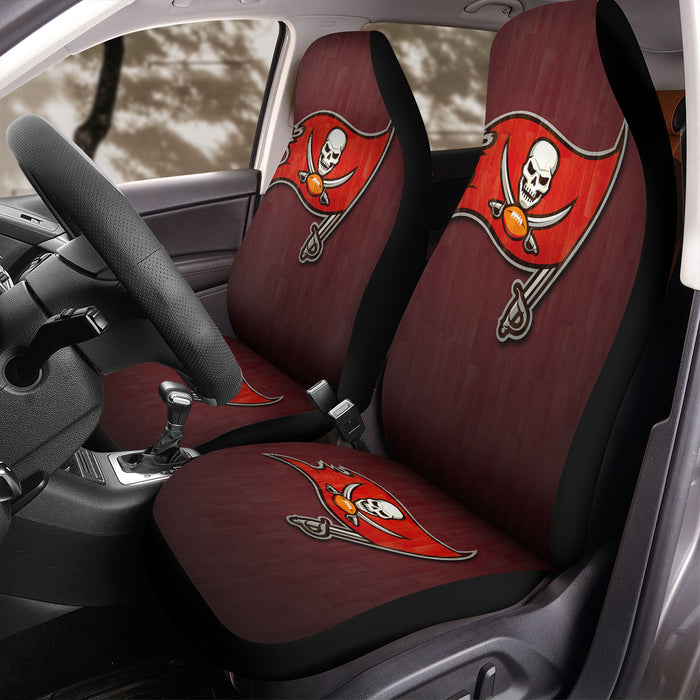 wood tampa bay bucccaneers flag Car Seat Covers