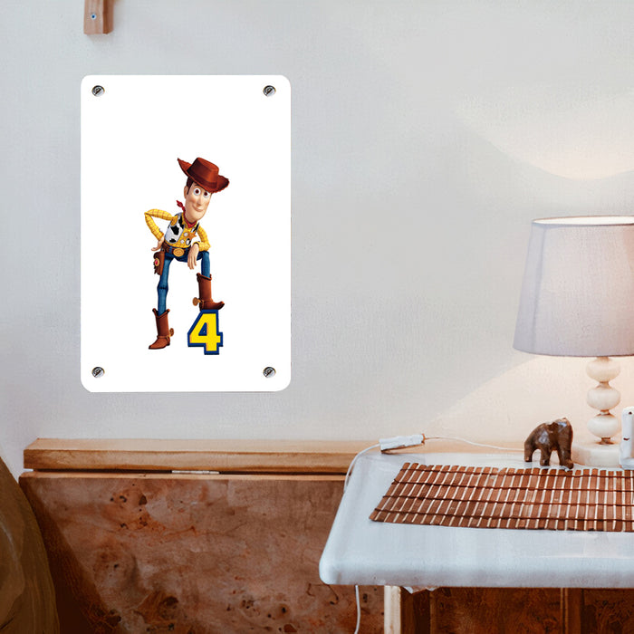 woody from toy story 4 Poster Metal print wall art