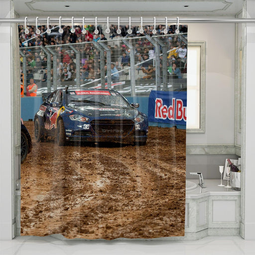 worst circuits for offroad car racing shower curtains