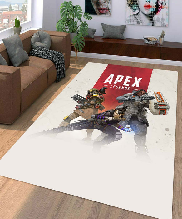 wraith and friends apex legends Living room carpet rugs