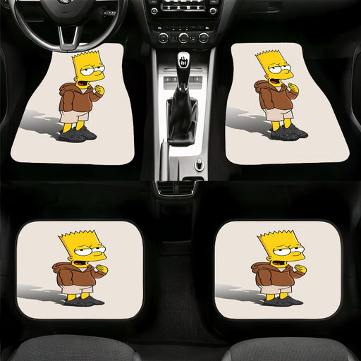 yeezy shadow simpsons nike Car floor mats Universal fit