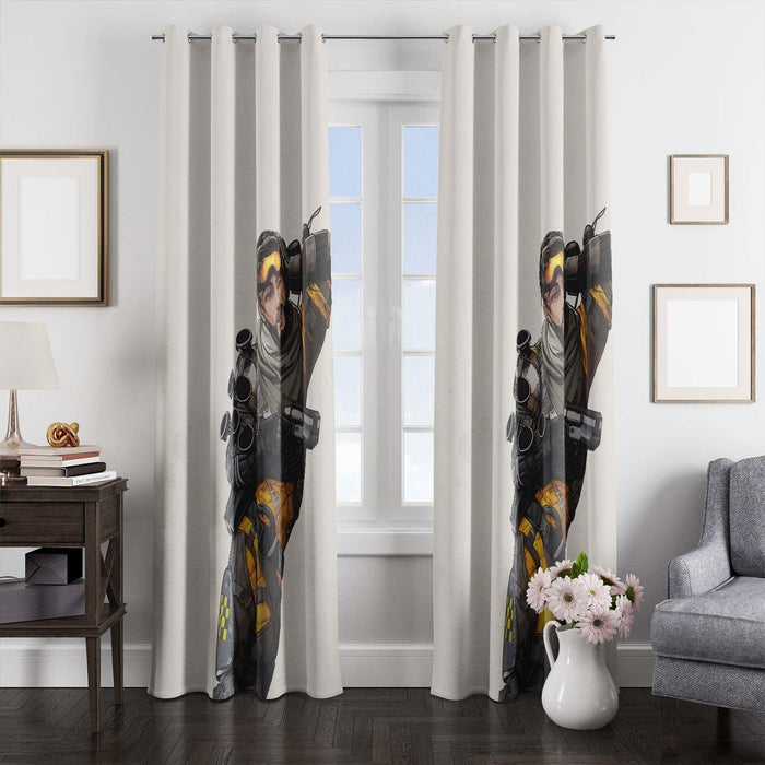 yellow armor of mirage window Curtain