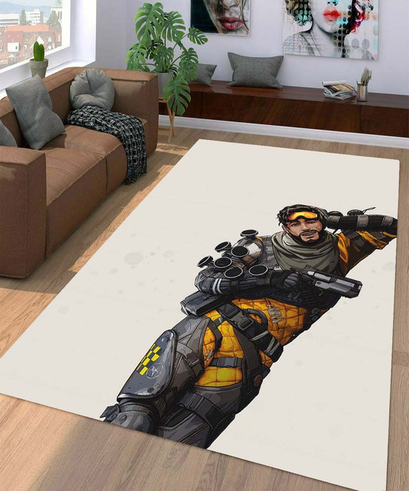 yellow armor of mirage Living room carpet rugs