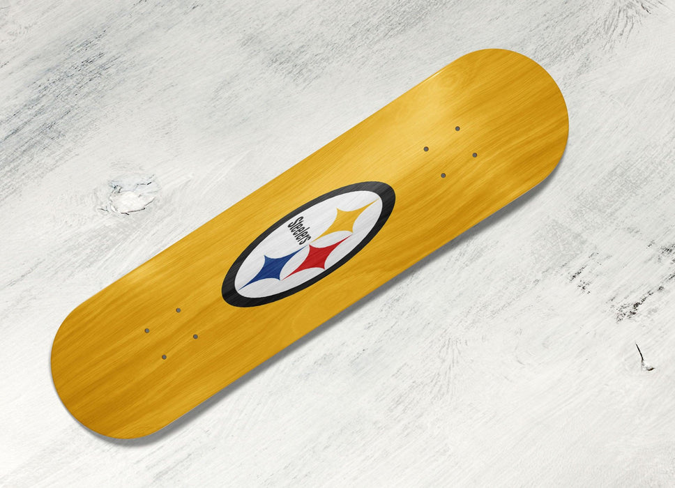 yellow steelers logo team Skateboard decks