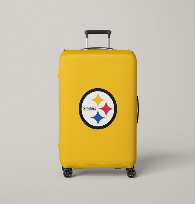 yellow steelers logo team Luggage Covers | Suitcase